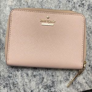 Kate Spade Pink Zip Around Wallet